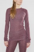 Дамски комплект термобельо Craft Merino Keep Warm с мериносова вълна - клин и блуза с дълъг ръкав