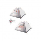 Класическа куполна двуслойна триместна палатка High Peak Nevada 3 UV80