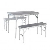 Регулируема сгъваема маса Vango Granite Duo 90 и две сгъваеми пейки
