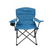 Стол за къмпинг Vango Malibu със стоманена конструкция, поставка за чаша и регулируеми подлакътници, максимално натоварване 120 кг