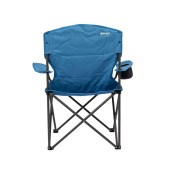 Стол за къмпинг Vango Malibu със стоманена конструкция, поставка за чаша и регулируеми подлакътници, максимално натоварване 120 кг
