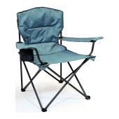 Стол за къмпинг Vango Malibu със стоманена конструкция, поставка за чаша и регулируеми подлакътници, максимално натоварване 120 кг