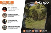 Едноместна туристическа палатка Vango Soul 100