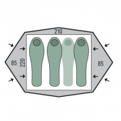 Палатка Pinguin Gemini 210