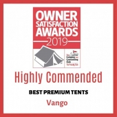 Луксозна четириместна семейна къмпинг палатка Vango Solace TC 400 с надуваеми рейки