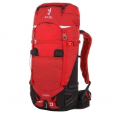 Здрава алпийска раница Zajo Eiger M в червен цвят от 100% Cordura, 40 литра